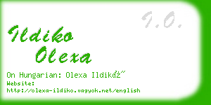 ildiko olexa business card